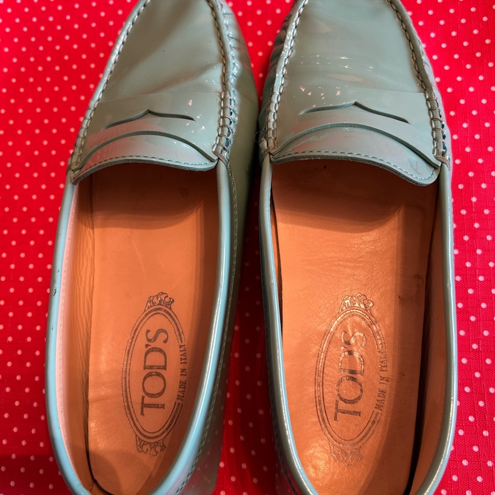 Tod’s Woman’s Turquoise Loafers